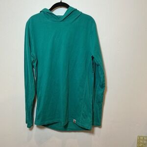 Carhartt Force‎ Relaxed Fit Long Sleeve Hoodie Green Size S